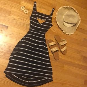 Ocean drive navy mini dress
